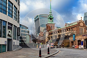 All Hallows by the Tower church in London.