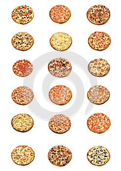 All kind of pizza