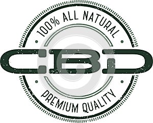 All Natural CBD Products Sign photo