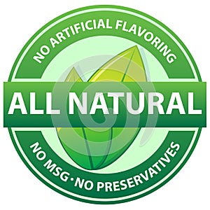 All Natural Food Seal