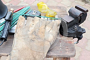 All the necessary tools for electro-welding