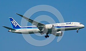 All Nippon Airways ANA Boeing 787-9 Dreamliner Landing