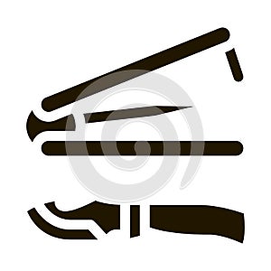 All Purpose Knife Icon Vector Glyph Illustration