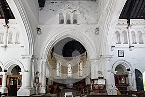 All Saint Church of Anglican Communion in Galle Fort in Sri Lanka.