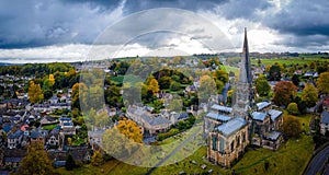 All Saints Church in Bakewell, a small market town and civil parish in the Derbyshire Dales district of Derbyshire,  lying on the