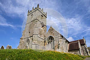 All Saints Church in Godshill, on the Isle of Wight