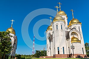 All Saints Church on Mamayev Kurgan in Volgograd, Russia