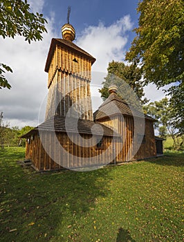 All Saints wooden church, Nizna Polianka, Slovakia