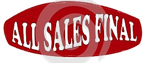 All sales final