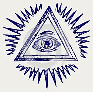 All seeing eye photo