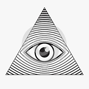 All seeing eye symbol