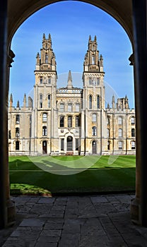 All Souls College in Oxford founded by King Henry VI