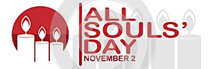 All Souls\' Day Vector illustration