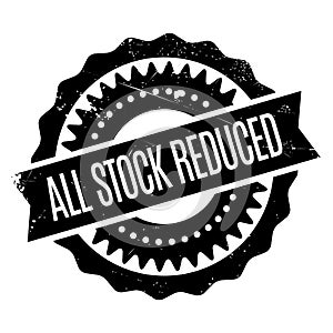 All Stock Reduced rubber stamp