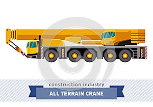 All terrain crane