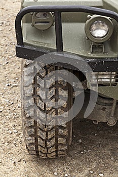 All Terrain Tire. Off-road vehicle