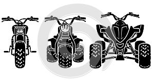 All Terrain Vehicle or ATV Variation, Front View Set