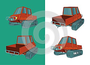 All-terrain vehicle illustration