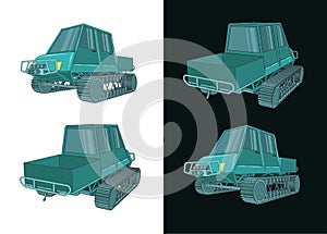 All-terrain vehicle illustrations