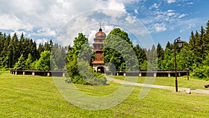 All wooden church Svaty Kriz in Slovakia