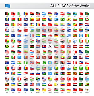 All World Tag Vector Flags - Collection