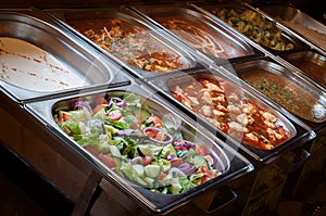 All you can eat lunch buffet choice of meal