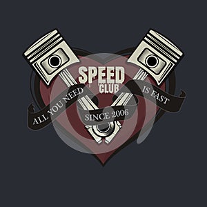 All you need is fast tee graphic,speed club graphic for t-shirt,poster