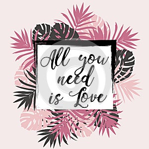 All you need is love quote