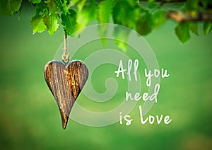 All you need is love quote