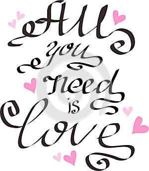 All you need is love