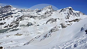 Allalinhorn, Rimpfischhorn and Strahlhorn