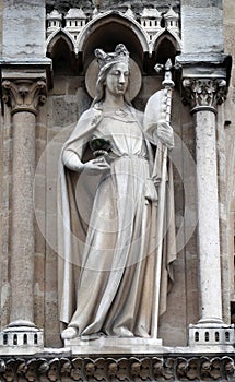 Allegories, The Church, Notre Dame Cathedral, Paris