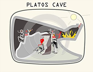 Allegory of the Cave - Plato photo