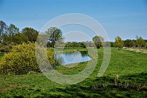 The Aller river bend near Wienhausen convent