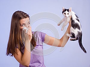 Allergic to cat photo