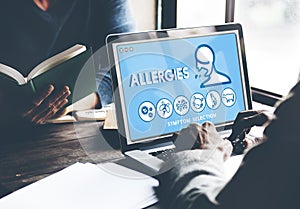 Allergy Hypersensitive Sensitivity Healthcare Infection Concept