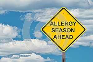 Allergy Season Ahead Warning Sign