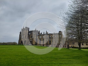 Allerton castle building near York and Harrogate in North Yorkshire England UK photo