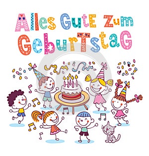 Alles Gute zum Geburtstag Deutsch German Happy birthday photo