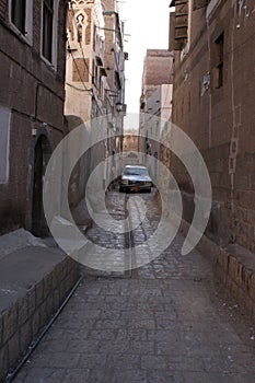Alley between Buildings in Sanaa, Yemen