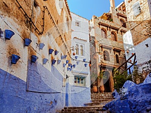 Alley of Chefchaouen, Morocco