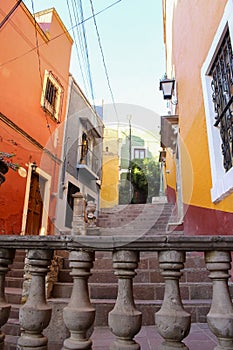 Alley of the city of Guanajuato