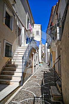 The seaside town of Diamante, Italy. photo