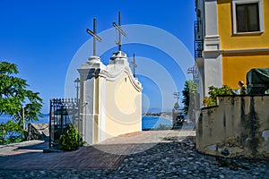 The seaside town of Diamante, Italy. photo