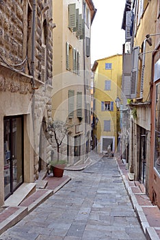 Alley at Grasse in France
