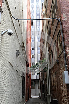 Alley between historial buildings