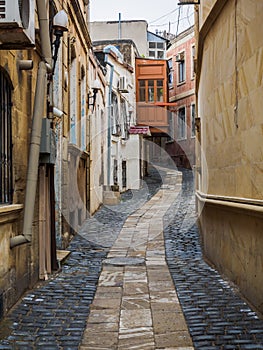 Alley at Inner City of Baku