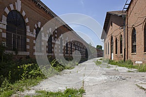 Alley inside the ancient complex of Venice Arsenale