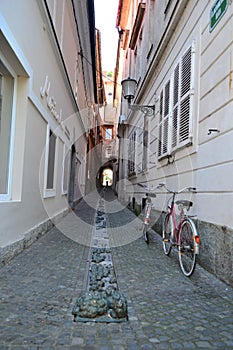 Alley of Ljubljana