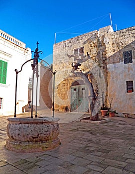 An Alley in An Old City of Mdina, Malta